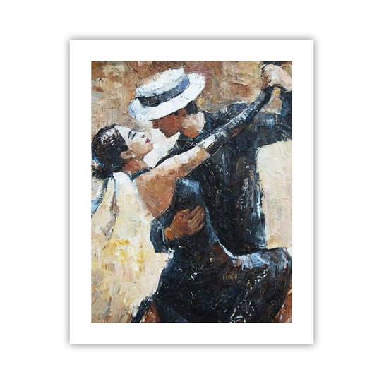 Obraz - Plakat - A la Rudolf Valentino - 40x50cm - Abstrakcja Taniec Tango - Foto Plakaty bez ramy do Salonu Sypialni ARTTOR ARTTOR
