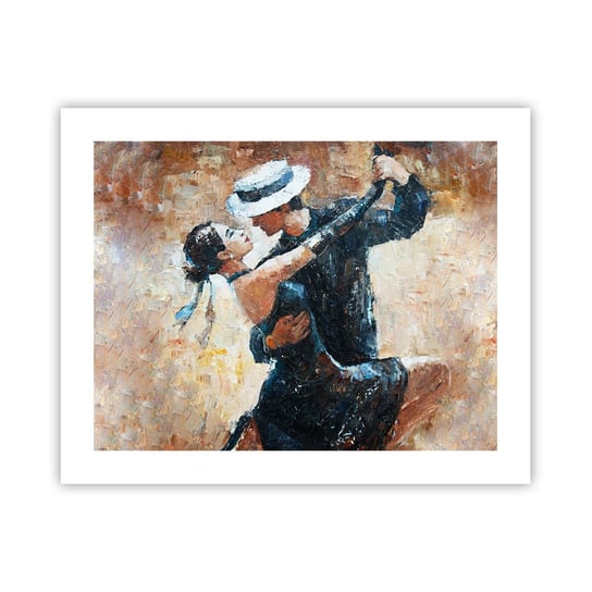 Obraz - Plakat - A la Rudolf Valentino - 50x40cm - Abstrakcja Taniec Tango - Foto Plakaty bez ramy do Salonu Sypialni ARTTOR ARTTOR
