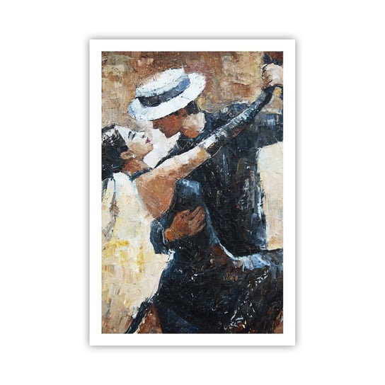 Obraz - Plakat - A la Rudolf Valentino - 61x91cm - Abstrakcja Taniec Tango - Foto Plakaty na ścianę bez ramy - Plakat do Salonu Sypialni ARTTOR ARTTOR