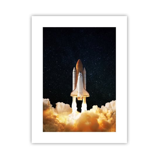 Obraz - Plakat - Ad astra! - 30x40cm - Kosmos Astronomia Statek Kosmiczny - Foto Plakaty na ścianę bez ramy - Plakat do Salonu Sypialni ARTTOR ARTTOR