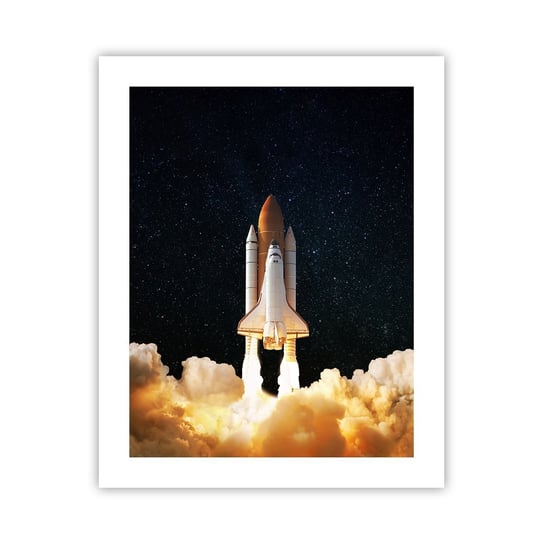 Obraz - Plakat - Ad astra! - 40x50cm - Kosmos Astronomia Statek Kosmiczny - Foto Plakaty bez ramy do Salonu Sypialni ARTTOR ARTTOR