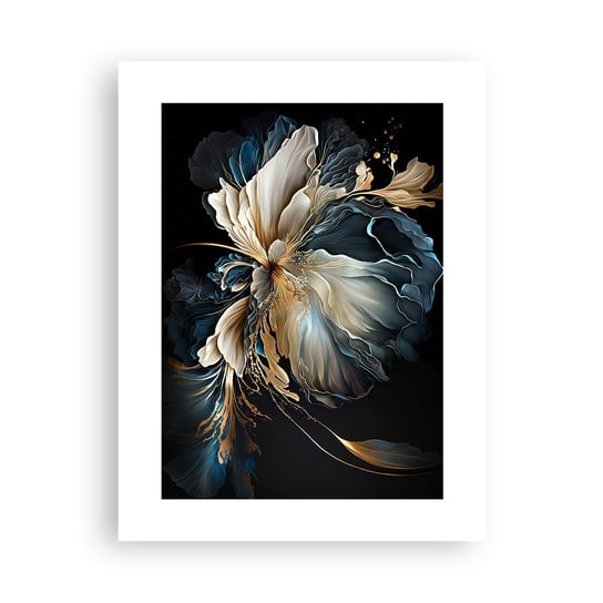 Obraz - Plakat - Baśniowy kwiat paproci - 30x40cm - Kwiat Botanika Art Deco - Foto Plakaty na ścianę bez ramy - Plakat do Salonu Sypialni ARTTOR ARTTOR