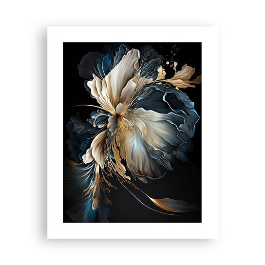 Obraz - Plakat - Baśniowy kwiat paproci - 40x50cm - Kwiat Botanika Art Deco - Foto Plakaty bez ramy do Salonu Sypialni ARTTOR ARTTOR