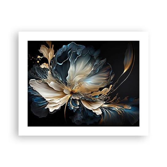 Obraz - Plakat - Baśniowy kwiat paproci - 50x40cm - Kwiat Botanika Art Deco - Foto Plakaty bez ramy do Salonu Sypialni ARTTOR ARTTOR