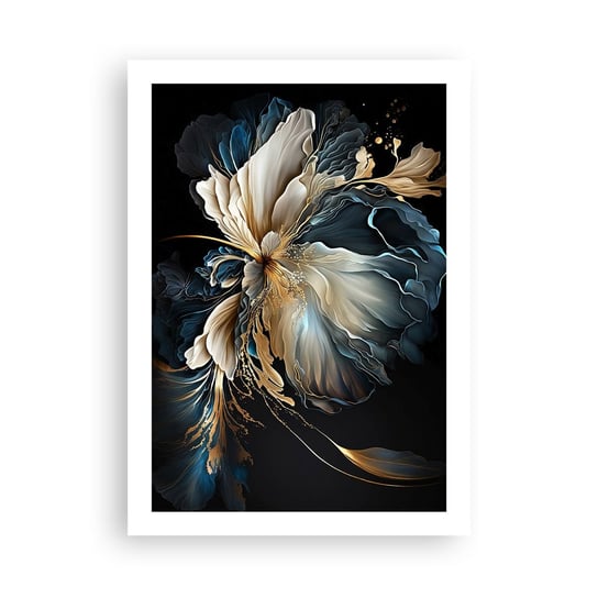 Obraz - Plakat - Baśniowy kwiat paproci - 50x70cm - Kwiat Botanika Art Deco - Nowoczesny modny obraz Plakat bez ramy do Salonu Sypialni ARTTOR ARTTOR