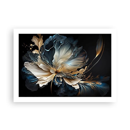 Obraz - Plakat - Baśniowy kwiat paproci - 70x50cm - Kwiat Botanika Art Deco - Nowoczesny modny obraz Plakat bez ramy do Salonu Sypialni ARTTOR ARTTOR