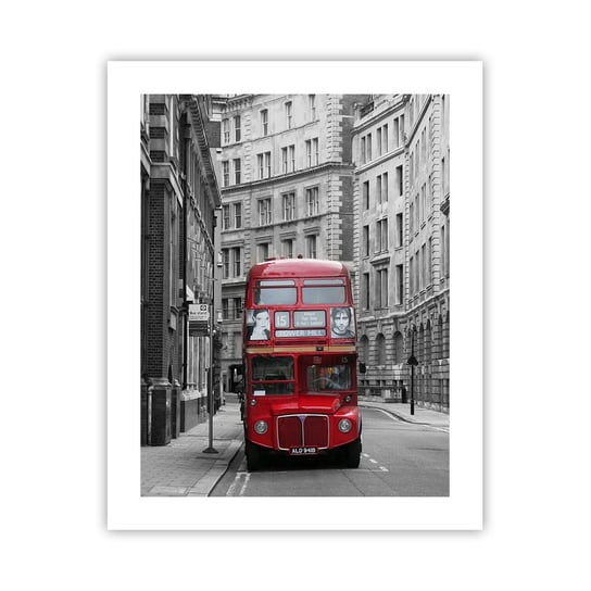 Obraz - Plakat - Codzienność nie musi być szara - 40x50cm - Miasto Londyn Architektura - Foto Plakaty bez ramy do Salonu Sypialni ARTTOR ARTTOR