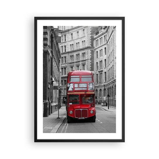 Obraz - Plakat - Codzienność nie musi być szara - 50x70cm - Miasto Londyn Architektura - Nowoczesny modny obraz Plakat czarna rama ARTTOR ARTTOR