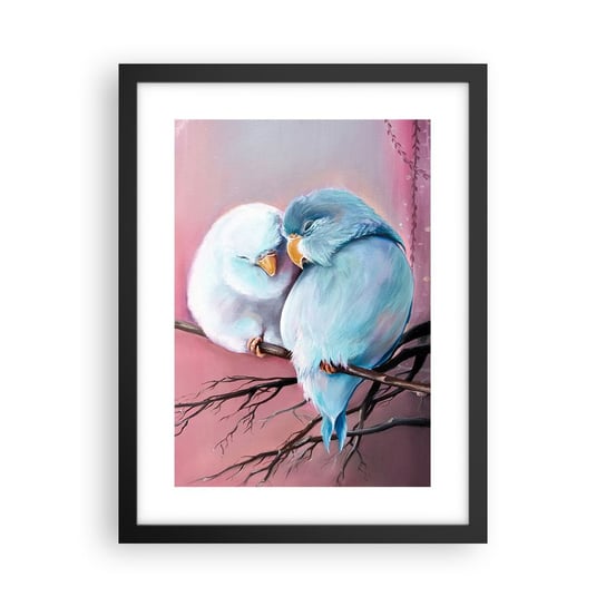Obraz - Plakat - Cóż tu dodać?… - 30x40cm - Ptaki Natura Sztuka - Foto Plakaty na ścianę w czarnej ramie - Plakat do Salonu Sypialni ARTTOR ARTTOR