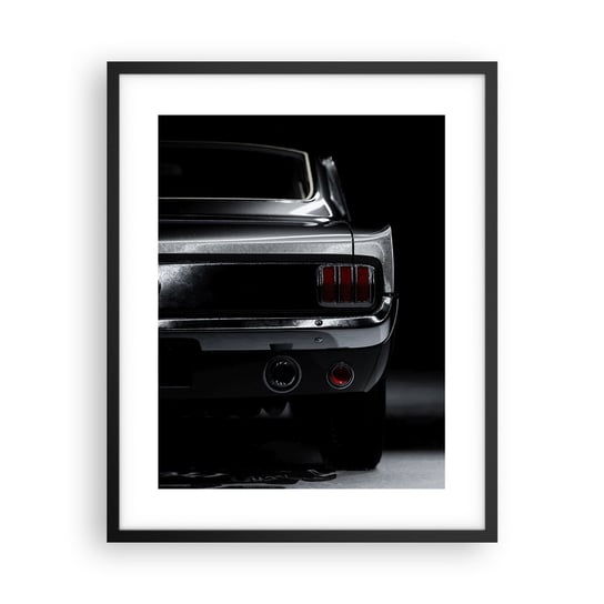 Obraz - Plakat - Czar klasyki - 40x50cm - Samochód Retro Auto - Foto Plakaty w ramie koloru czarnego do Salonu Sypialni ARTTOR ARTTOR