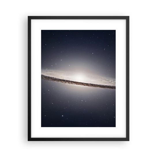 Obraz - Plakat - Dawno temu w odległej galaktyce… - 40x50cm - Galaktyka Kosmos Wszechświat - Foto Plakaty w ramie koloru czarnego do Salonu Sypialni ARTTOR ARTTOR