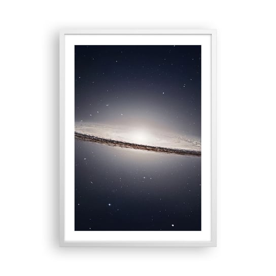 Obraz - Plakat - Dawno temu w odległej galaktyce… - 50x70cm - Galaktyka Kosmos Wszechświat - Nowoczesny modny obraz Plakat rama biała ARTTOR ARTTOR