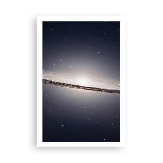 Obraz - Plakat - Dawno temu w odległej galaktyce… - 61x91cm - Galaktyka Kosmos Wszechświat - Foto Plakaty na ścianę bez ramy - Plakat do Salonu Sypialni ARTTOR ARTTOR
