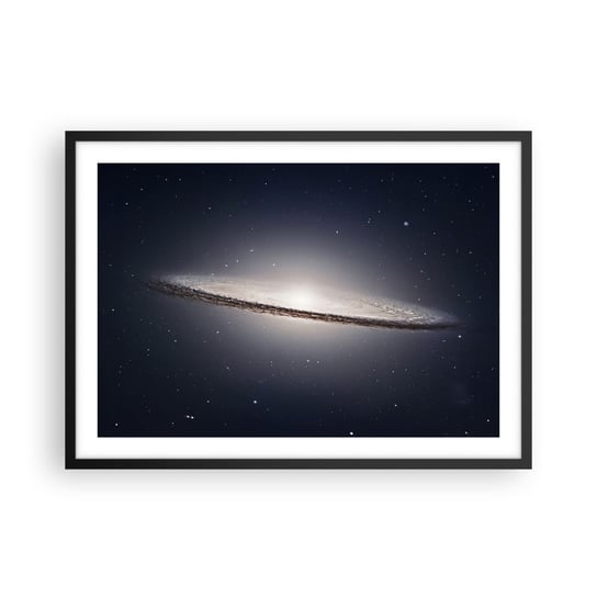 Obraz - Plakat - Dawno temu w odległej galaktyce… - 70x50cm - Galaktyka Kosmos Wszechświat - Nowoczesny modny obraz Plakat czarna rama ARTTOR ARTTOR