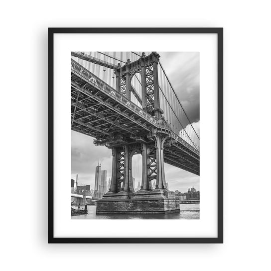 Obraz - Plakat - Do serca miasta - 40x50cm - Nowy Jork Miasto Manhattan - Foto Plakaty w ramie koloru czarnego do Salonu Sypialni ARTTOR ARTTOR