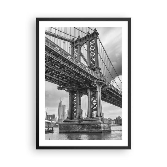 Obraz - Plakat - Do serca miasta - 50x70cm - Nowy Jork Miasto Manhattan - Nowoczesny modny obraz Plakat czarna rama ARTTOR ARTTOR