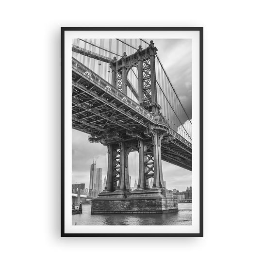 Obraz - Plakat - Do serca miasta - 61x91cm - Nowy Jork Miasto Manhattan - Foto Plakaty na ścianę w czarnej ramie - Plakat do Salonu Sypialni ARTTOR ARTTOR