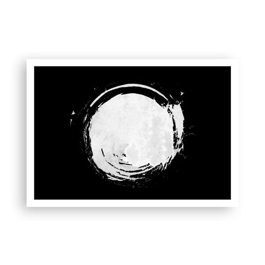 Obraz - Plakat - Dobre wyjście - 100x70cm - Koło Planeta Księżyc - Foto Plakaty bez ramy na ścianę do Salonu Sypialni ARTTOR ARTTOR
