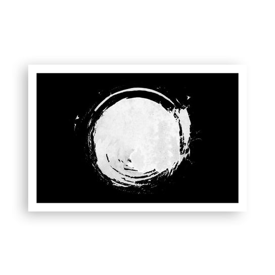 Obraz - Plakat - Dobre wyjście - 91x61cm - Koło Planeta Księżyc - Foto Plakaty na ścianę bez ramy - Plakat do Salonu Sypialni ARTTOR ARTTOR