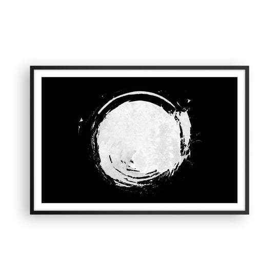 Obraz - Plakat - Dobre wyjście - 91x61cm - Koło Planeta Księżyc - Foto Plakaty na ścianę w czarnej ramie - Plakat do Salonu Sypialni ARTTOR ARTTOR