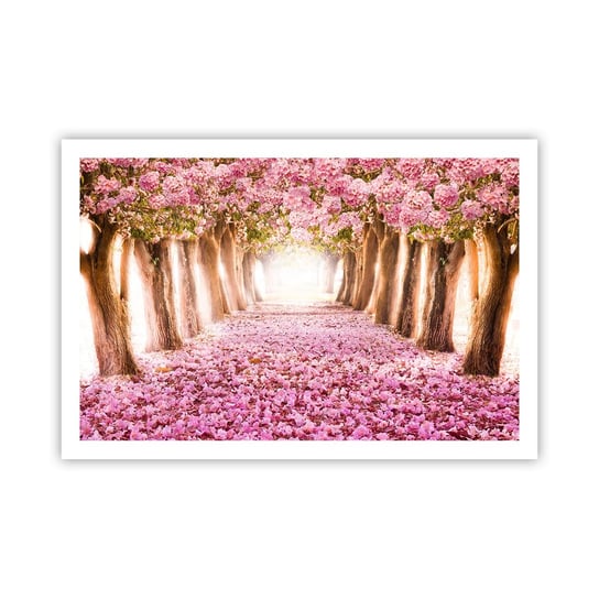 Obraz - Plakat - Droga do raju - 91x61cm - Krajobraz Kwiaty Drzewo - Foto Plakaty na ścianę bez ramy - Plakat do Salonu Sypialni ARTTOR ARTTOR