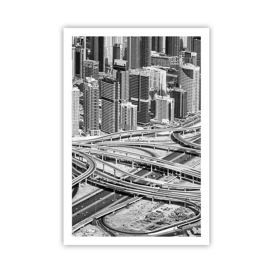 Obraz - Plakat - Dubaj – miasto niemożliwe - 61x91cm - Miasto Architektura Metropolia - Foto Plakaty na ścianę bez ramy - Plakat do Salonu Sypialni ARTTOR ARTTOR
