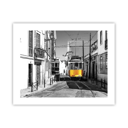 Obraz - Plakat - Duch Lizbony - 50x40cm - Miasto Lizbona Architektura - Foto Plakaty bez ramy do Salonu Sypialni ARTTOR ARTTOR