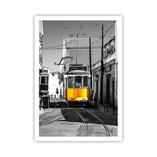 Obraz - Plakat - Duch Lizbony - 70x100cm - Miasto Lizbona Architektura - Foto Plakaty bez ramy na ścianę do Salonu Sypialni ARTTOR ARTTOR