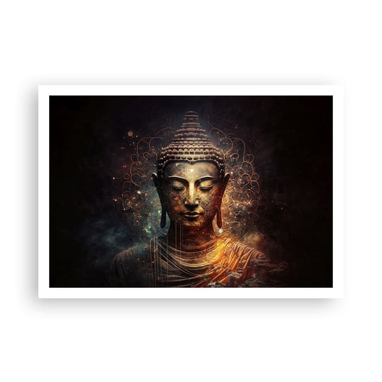 Obraz - Plakat - Duchowa równowaga - 100x70cm - Budda Medytacja Religia - Foto Plakaty bez ramy na ścianę do Salonu Sypialni ARTTOR ARTTOR