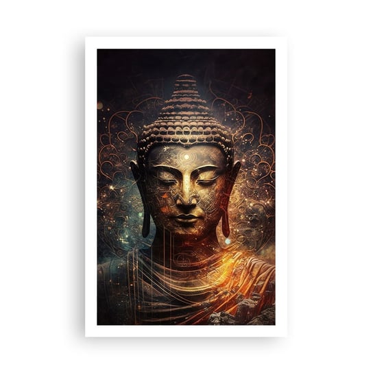 Obraz - Plakat - Duchowa równowaga - 61x91cm - Budda Medytacja Religia - Foto Plakaty na ścianę bez ramy - Plakat do Salonu Sypialni ARTTOR ARTTOR