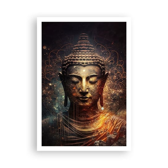 Obraz - Plakat - Duchowa równowaga - 70x100cm - Budda Medytacja Religia - Foto Plakaty bez ramy na ścianę do Salonu Sypialni ARTTOR ARTTOR