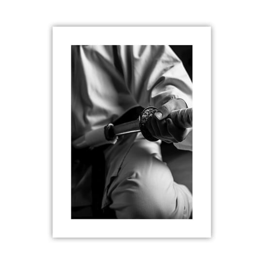 Obraz - Plakat - Dusza wojownika - 30x40cm - Miecz Samurajski Japonia Sztuki Walki - Foto Plakaty na ścianę bez ramy - Plakat do Salonu Sypialni ARTTOR ARTTOR