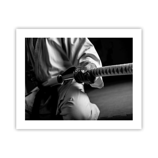 Obraz - Plakat - Dusza wojownika - 50x40cm - Miecz Samurajski Japonia Sztuki Walki - Foto Plakaty bez ramy do Salonu Sypialni ARTTOR ARTTOR