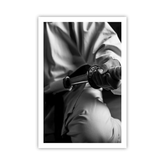 Obraz - Plakat - Dusza wojownika - 61x91cm - Miecz Samurajski Japonia Sztuki Walki - Foto Plakaty na ścianę bez ramy - Plakat do Salonu Sypialni ARTTOR ARTTOR