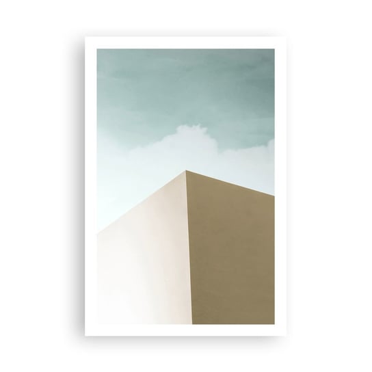 Obraz - Plakat - Geometria słonecznego lata - 61x91cm - Budynki Architektura Trójwymiarowy - Foto Plakaty na ścianę bez ramy - Plakat do Salonu Sypialni ARTTOR ARTTOR