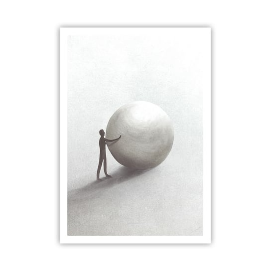 Obraz - Plakat - Gra życia - 70x100cm - Abstrakcja Sztuka Człowiek - Foto Plakaty bez ramy na ścianę do Salonu Sypialni ARTTOR ARTTOR