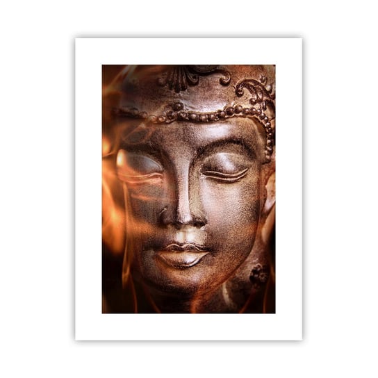 Obraz - Plakat - Istnieje tylko tu i teraz - 30x40cm - Budda Religia Azja - Foto Plakaty na ścianę bez ramy - Plakat do Salonu Sypialni ARTTOR ARTTOR