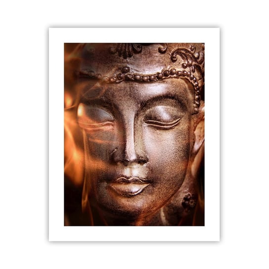 Obraz - Plakat - Istnieje tylko tu i teraz - 40x50cm - Budda Religia Azja - Foto Plakaty bez ramy do Salonu Sypialni ARTTOR ARTTOR