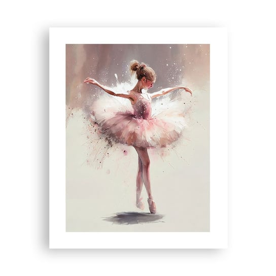 Obraz - Plakat - Jak młody ptak - 40x50cm - Baletnica Dziewczynka Sztuka - Foto Plakaty bez ramy do Salonu Sypialni ARTTOR ARTTOR