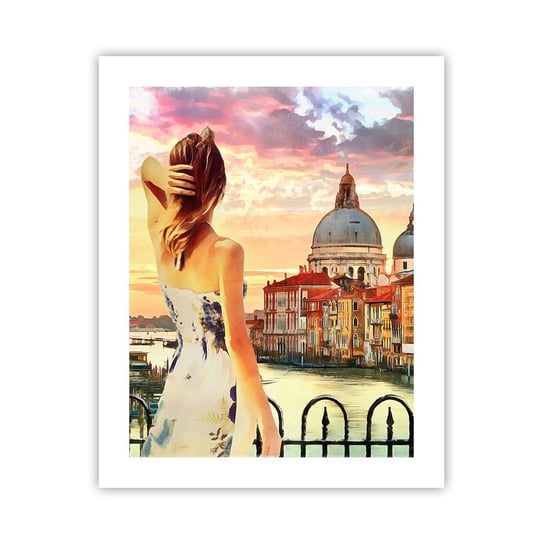 Obraz - Plakat - Jak przygoda to tylko w … - 40x50cm - Miasto Wenecja Architektura - Foto Plakaty bez ramy do Salonu Sypialni ARTTOR ARTTOR