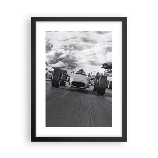 Obraz - Plakat - Jest moc! - 30x40cm - Formuła 1 Pojazd Wyścig - Foto Plakaty na ścianę w czarnej ramie - Plakat do Salonu Sypialni ARTTOR ARTTOR