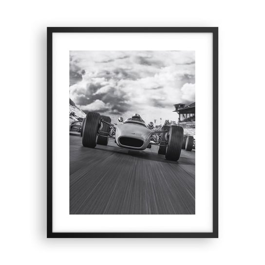 Obraz - Plakat - Jest moc! - 40x50cm - Formuła 1 Pojazd Wyścig - Foto Plakaty w ramie koloru czarnego do Salonu Sypialni ARTTOR ARTTOR
