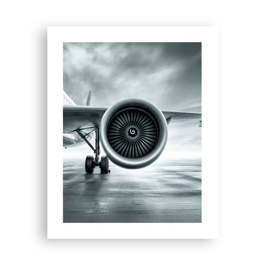 Obraz - Plakat - Jest moc! - 40x50cm - Samolot Podróż Biznes - Foto Plakaty bez ramy do Salonu Sypialni ARTTOR ARTTOR