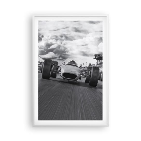 Obraz - Plakat - Jest moc! - 61x91cm - Formuła 1 Pojazd Wyścig - Foto Plakaty na ścianę w ramie białej - Plakat do Salonu Sypialni ARTTOR ARTTOR