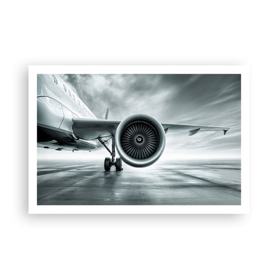 Obraz - Plakat - Jest moc! - 91x61cm - Samolot Podróż Biznes - Foto Plakaty na ścianę bez ramy - Plakat do Salonu Sypialni ARTTOR ARTTOR