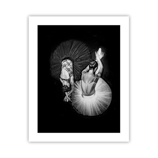 Obraz - Plakat - Jin i jang – idealna równowaga - 40x50cm - Baletnica Balet Taniec - Foto Plakaty bez ramy do Salonu Sypialni ARTTOR ARTTOR