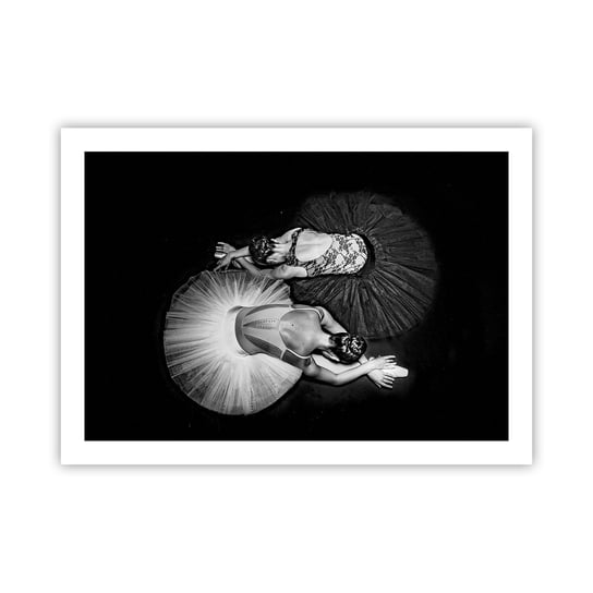 Obraz - Plakat - Jin i jang – idealna równowaga - 70x50cm - Baletnica Balet Taniec - Nowoczesny modny obraz Plakat bez ramy do Salonu Sypialni ARTTOR ARTTOR