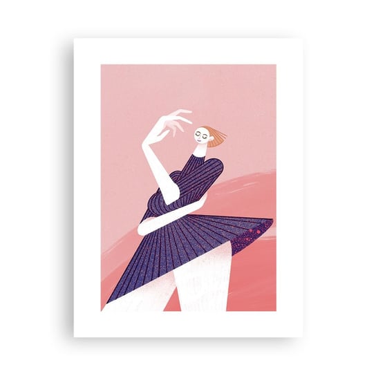 Obraz - Plakat - Każdy krok tanecznym pas - 30x40cm - Sukienka Kobieta Surrealizm - Foto Plakaty na ścianę bez ramy - Plakat do Salonu Sypialni ARTTOR ARTTOR