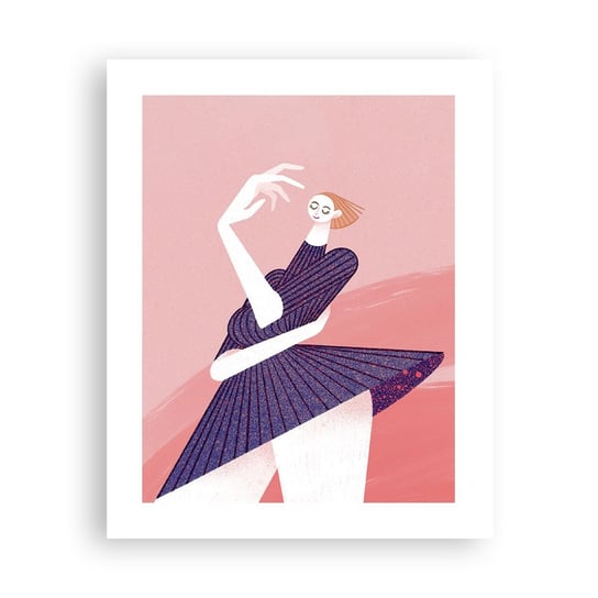 Obraz - Plakat - Każdy krok tanecznym pas - 40x50cm - Sukienka Kobieta Surrealizm - Foto Plakaty bez ramy do Salonu Sypialni ARTTOR ARTTOR