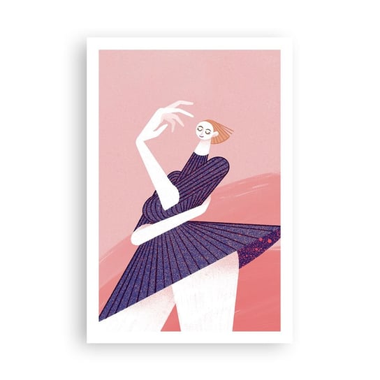 Obraz - Plakat - Każdy krok tanecznym pas - 61x91cm - Sukienka Kobieta Surrealizm - Foto Plakaty na ścianę bez ramy - Plakat do Salonu Sypialni ARTTOR ARTTOR